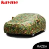 Kayme Wodoodporna Kamuflaż Car Pokrywa Ochrona przed słońcem Ochrona dla MAZDA 3 2 6 5 7 CX-3 CX-5 CX-7 AXELA W220322