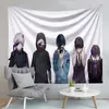 Tokyo Ghoul Goblen Anime Baskı Duvarı Asılı Ev Dekorasyon Odası Dekor Battaniye Seyahat Kampı Plaj Mat 220609
