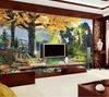 living room bedroom home 3D Murals Wallpaper HD big tree landscape background wall large high-end papel de pared