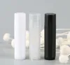 5G cosmetische lege lippenstift buis container fles diy zwart wit transparante chapstick lip gloss-lipstick balsem buizen verpakking SN6413