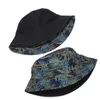 Basker fiskare hatt reversibel banan träd hink hattar för kvinnor män gata hip hop cap vintage tryckt fiske hatberets chur22