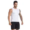 Camisetas para correr, chaleco ajustado para hombre, entrenamiento deportivo de baloncesto, secado rápido, transpirable, alta elasticidad, camiseta sin mangas para gimnasio para hombre, corsé