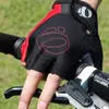 Оптовые велосипедные перчатки с половиной пальцев мужчины женщины 1 пара антисветная велосипедная велосипеда гель -прокладка Shockper Sport Bicycle Unisex 220624
