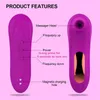 Stimulator Zuigende vibrators voor vrouwen Clitoris Sucker Vrouwelijke vibrator Tepel Orale pijpbeurt Vacuümstimulator Seksspeeltjes Volwassene 18 Coupl1844422