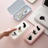 50 pezzi animali neri gatti neri adesivi per laptop confezione per bambini Toy valige scrapbook Telefono per il telefono decalcomanie
