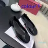 designer Dress Ballet shoes Spring Autumn sheepskin Metal buckle fashion women Flat Egg roll boat shoe Lady leather Lazy dance Loafers