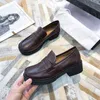 Retro British College Style Loafers Shoes Thick Bottom Janes Loafers Girls Casual Shoes Flat Mary Shoes Women Platform Leat Y220628