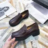 Retro Britse college stijl loafers schoenen dikke bodem janes loafers meisjes casual schoenen flat mary schoenen vrouwen platform leat y220628