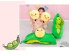 Whole 25cm pea pod doll toy store Gift big peas plush toy Valentine039s day sleeping pillow6507329