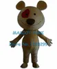 Costume de poupée de mascotte costume de mascotte d'ours d'amour taille adulte en gros dessin animé mignon ours brun thème anime costumes de cosply carnaval déguisements k