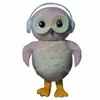 Performance Pink Owl Tanscot Costumes Хэллоуин Рождественский мультипликационный персонаж наряды по костюме рекламные карнавальные унисекс взрослые наряд