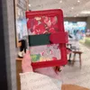 Designer Flip Card Holder For Women Leather Walls Luxury Flower Letter Printing ID Credit Coin Parke Pocket Interiör Interiörplats Pocket8500627