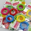 Bracciale repellente per zanzare all'ingrosso Controllo dei parassiti Bobina elastica estensibile Bracciale a spirale per polso a mano Anello telefonico Catena Braccialetti anti zanzara