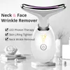 Thermal Neck Lifting Tighten Massager Electric Microcurrent Beauty Device for Face and Neck