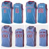 Siebdruck Basketball Tony Snell Jersey 17 Lou Williams 23 Trae Young 11 John Collins 20 Danilo Gallinari Bogdan Bogdanovic Benutzerdefinierte Namensnummer