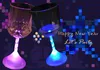 Led Light UP Wine Glass Plastic Colorful Luminous Wine Cup Liquid Activated Flashing Light-up Cups Party KTv Bar HH22-94