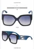 Óculos de Sol Quadrados Grandes para Externo Feminino Marca de Luxo Moda Óculos de Sol com Armação Grande para Homens Retro Zonnebril Dames