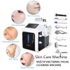 Beauty Health Facial Oxygène Hydro Dermabrasion Microdermabrasion Nettoyage Bipolaire RF RF Ultrasons Eye Face Louting Bio Microcurrent Water Peleling Machine