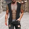 T-shirts pour hommes Grande taille T-shirt à manches courtes imprimé en 3D pour hommes