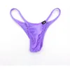 Underpants Men Briefs G-String U convex per uomo biancheria bianche in seta bassa ascesa T-back brief sexy micro bikini vedere attraverso underpantsonder setose