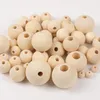 DIY Natural Wood Beads Round Spacer Wooden Pearl Lead-Free Balls Charms DIY For Jewelry Making Handmade Accessories DLH932