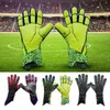 Luvas de futebol de goleiro luvas de forte aderência com proteção para os dedos luvas de goleiro de futebol com látex protetor antiderrapante 220601266S