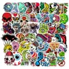 Etiqueta impermeável 50 pcs adesivos de horror para o laptop guitarra capacete skate carro vinte graffiti punk skull slock series adesivos