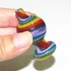 Kleurrijke rookglas Bubbler koolhydraten voor thermische kwarts banger nagels enail doppen voor de bong van de bong van de bongwater