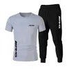 Sommer AMG Mode Trend Herrenanzug personalisierte Mode Druck Sport Kurzarm T-Shirt Sport Freizeithose Anzug 220607