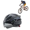 Caschi da moto Bici con occhiali magnetici Safe Mountain Road Taglia regolabile Donna Uomo Accessori da equitazione per motociclette per adulti