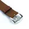 Watch Bands Version Black Brown Gray 20mm 22mm Strap Comfortable Wrist Bracelets Sport Nylon Leather Watchbands Hele22