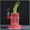 Hookahs Luminous Eyes Glass Bongs Beaker Bong Oil Rig Dab Water Pijp met 14 kom voor roken