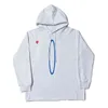 Designer mode hoodie par mens big v hoodie hip hop stylist hoody quality vlones tröjor långärmare brev tryck hoodie kvinnor par streetwear vit hög