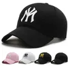 NEW YORK 3D BRROIDED BASEBLABL CAP 100% COTTON My Father Hat Letter Summer Sun Hip Hop mode