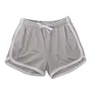 Sommer Herren Sport Shorts Mode Einfarbig Slimd Fit Elastische Taille Kurze Hosen Workout Gym Runing Schnell Trocknend 220715