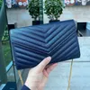 Top quality tote Genuine Leather Chain Women's Shoulder Bag LOULOU Luxury Designer Crossbody Bags handbags Wallet Handbag Purses caviar lambskin Clutch Fashion