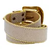 Cintura di strass BB classica di alta qualità con strass bling per le cinture di design da uomo come regalo di compleanno