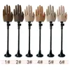 Mains pour pratiquer les ongles Nail Hand Mannequin Modèle acrylique Art Flexible Manucure Training Tools Tools Fonde Fake Silicone Gel 220726