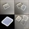 Nieuwe Bescherming Case Card Container Memory Boxes CF Cards Tool Plastic Transparante Opbergdoos Mini Eenvoudig te dragen Drop levering 2021 Bins H