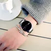 Kol saatleri Kişilik Yaratıcılık Siyah Beyaz Kadınlar Moda Deri İzle Erkek Kadın Kuvars Saat UNISEX HEDİKSWRristwatches