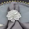 Anneaux de Serviette décoratifs, ceinture en strass, boucles de Serviette, dîner de mariage, maison, hôtel