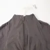 ジムジャケットを定義するトップスウェットシャツの女性ナイロンスリムスタンドカラーフィットネススポーツランニングワークアウトコートヨガアクティブウェア2022ホットセル