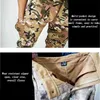 Herren Wasserdichte Taktische Cargohose Haut Soft Shell Camouflage Kampf SWAT Airsoft Paintball Armee Militärische Arbeitshose L220706