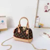 Kids Girls Fashion Handbag PU Leather Purse Chain Shell Bag Brand Crossbody Fanny Pack Shoulder Bags Messenger Bags Princess Totes H2 mini bags for children