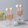 6 PCS Air Vent Aroma Bottle Car Air Freshener Container Aromatherapy Diffuser CX220413