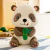 دمية Panda Plush Toy كبيرة دمية لطيفة محاكاة Pandas Dolls وسادة مهدئة الإبداع