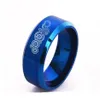 Fashion Doctor Who Seal of Rassilon Symbol Rings rostfritt stål Band Mens smycken Present Storlek 613316i1187798