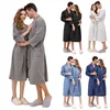 Vêtements de nuit pour femmes Catsuit Lingerie pour femmes Couple Long Cardigan El Home Wear Peignoir Sexy Pink LingerieWomen's