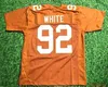 Custom Reggie White Tennessee 자원 봉사자 Jersey Ed 이름 번호 추가