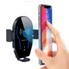 Draadloze Fast Charger Car Cup Telefoon Houder Mount Automatische Infrarood Smart Sensor Compatibel met Samsung Galaxy Z Fold 3/2 iPhone 13 12 11 x 8 Pro Max